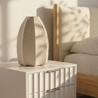 Markham Taupe Stretch Fabric Table Lamp