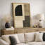 "Minimalist Earth Tone Abstract Shape", impression sur toile encadrée.-2129184758-2129184719
