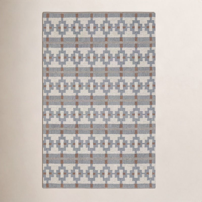 Tapis rectangulaire en laine Elsey, Rectangle 7'9" x 9'9"