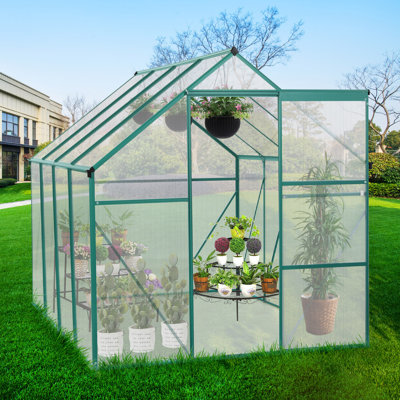Base surélevée en polycarbonate pour serre
