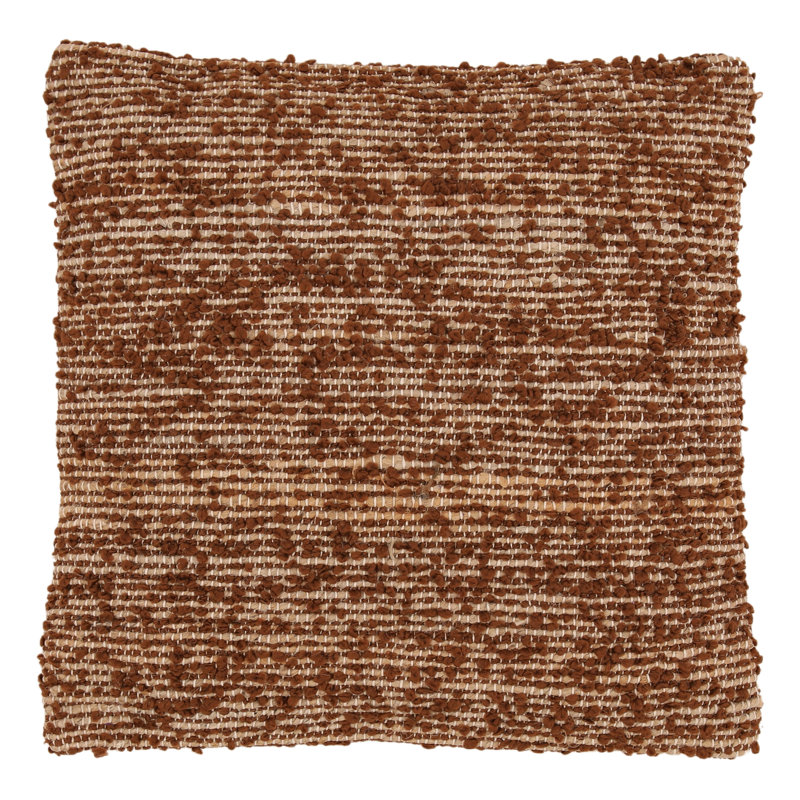 Coussin Zandy brun