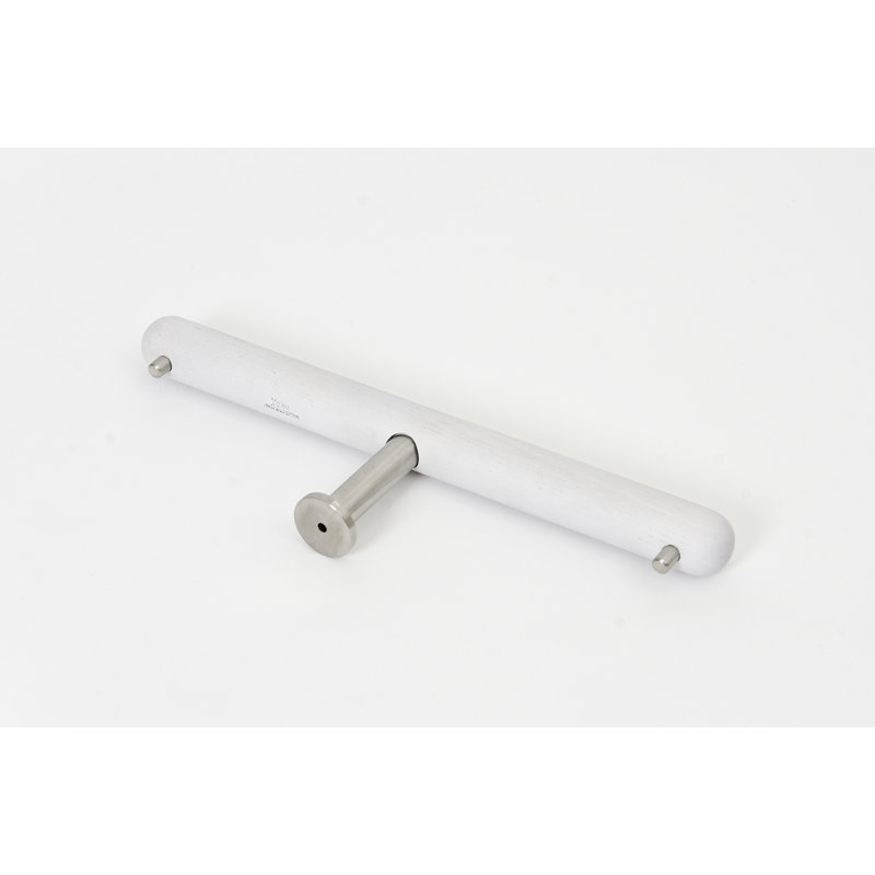 Franci Wall Mounted Toilet Paper Holder, Light Grey