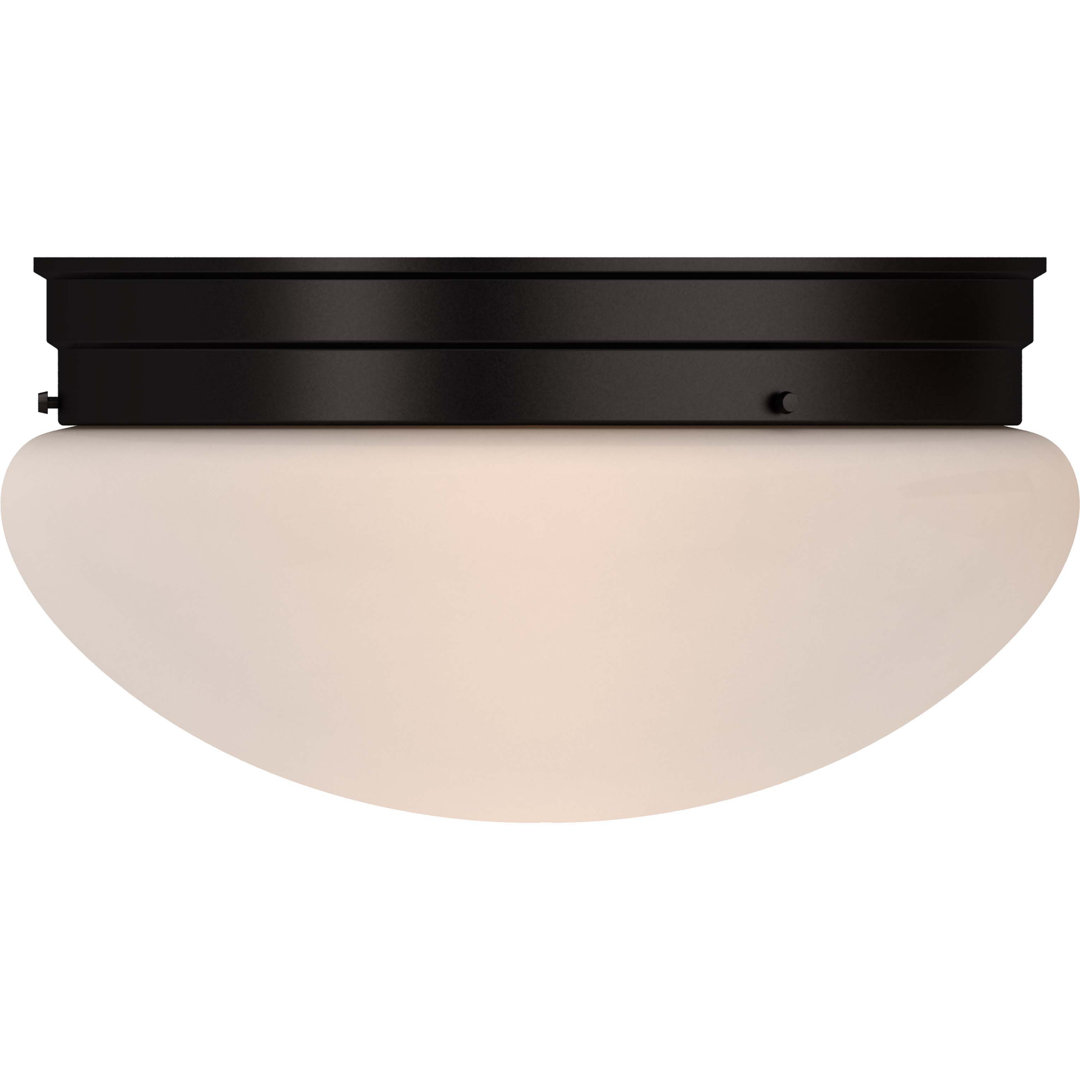 2 - Light 11.5" Simple Bowl Flush Mount Volume Lighting 