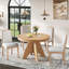 Ensemble de table de salle à manger extensible Vintage pour 4 à 6 personnes avec 4 chaises rembourrées, ensemble de table de ferme rustique de 42 à 58 pouces avec finition vieillie pour la salle à manger et la cuisine-1347248718