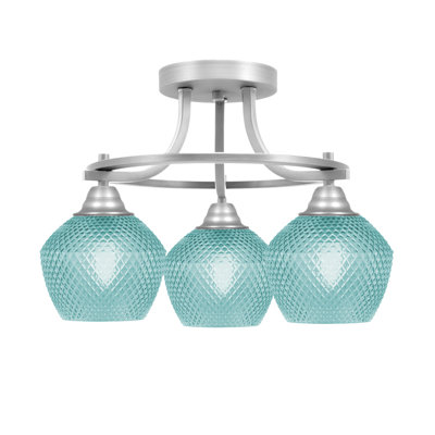 Verre turquoise 6 "Paramount