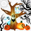 Arbre gonflable illuminé d'Halloween de 7,5 pi Homcom