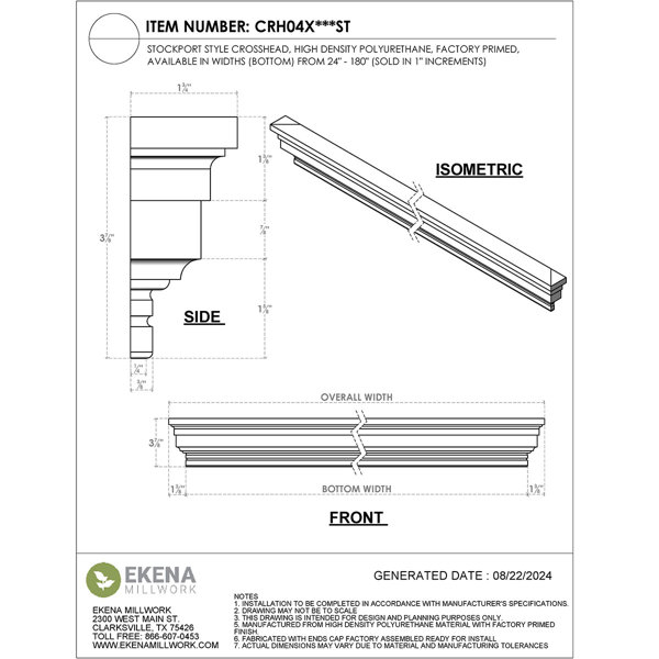 Dimensions du produit