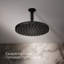 Pomme de pluie ronde à fixation murale ou au plafond 10 po Awaken-1279257405