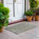 Machine Washable Indoor/Outdoor Xhevrie Gray Rug