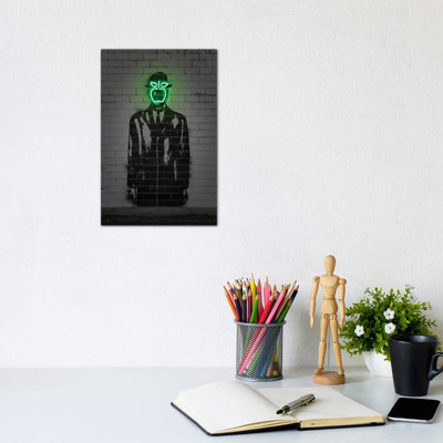 The Son Of Man by Octavian Mielu - Wrapped Canvas Print