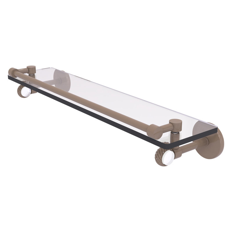 Tablette flottante Clearview, H 3,75 po x l 22 po x P 5,65 po, Beige ombré