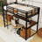 Twin XL Metal Loft Bed with Desk and Storage Drawers
