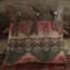 Ensemble d'édredon Sierra / brun / rouge / brun clair à imprimé aztèque Western Rustic-676999023