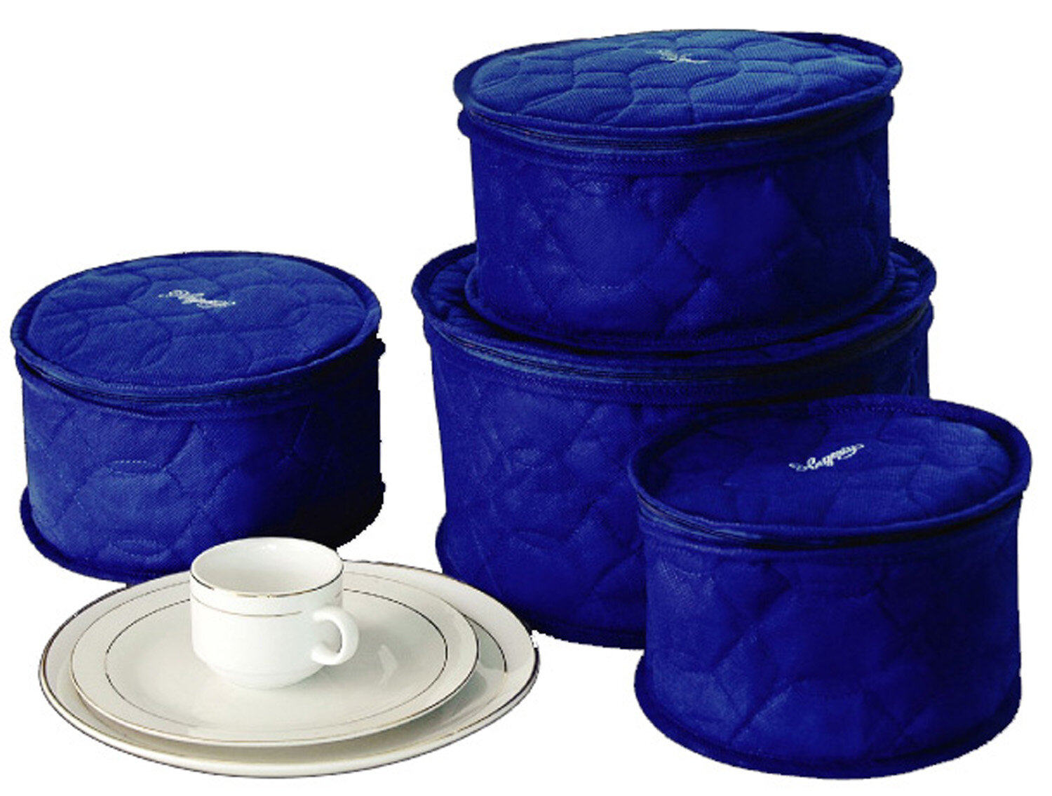 Sorbus Fabric Dinnerware Storage Set with Felt Dividers Included & Reviews