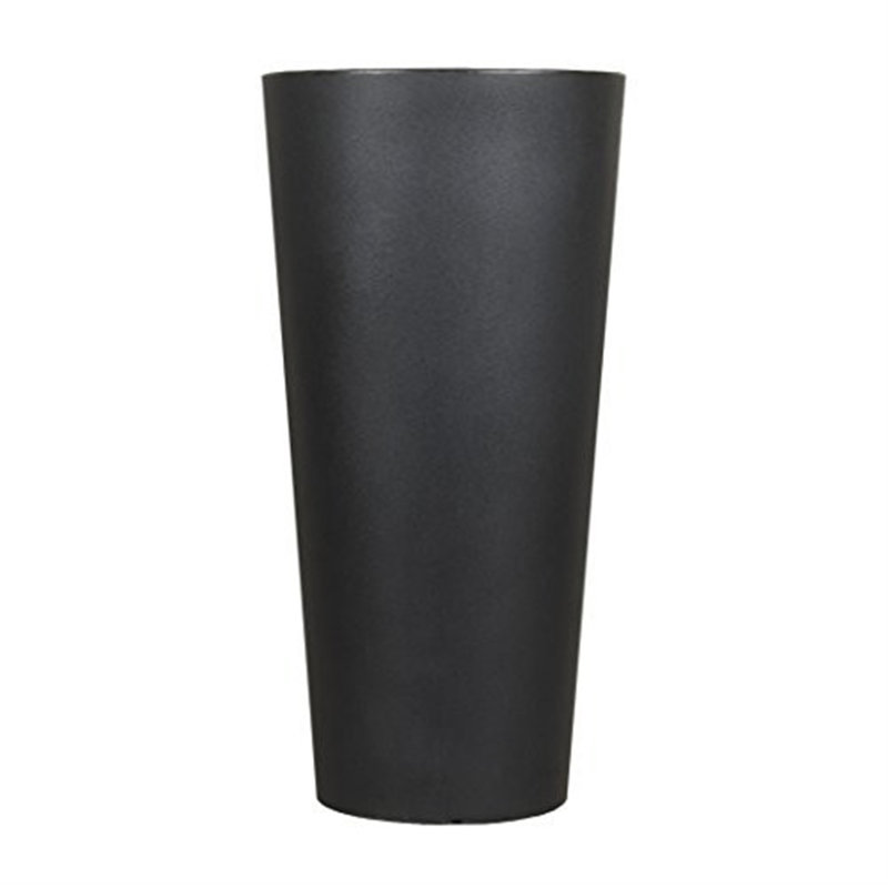 Laura-May Pot Planter, 16" H x 16" W x 32" D, Black