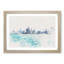 Cloudy Day In Chicago Illinois - Single Picture Frame Painting on MDF-56854180-56854188