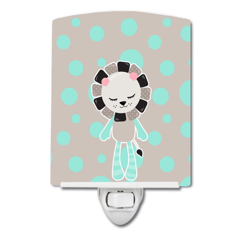 Lion Doll Ceramic Night Light