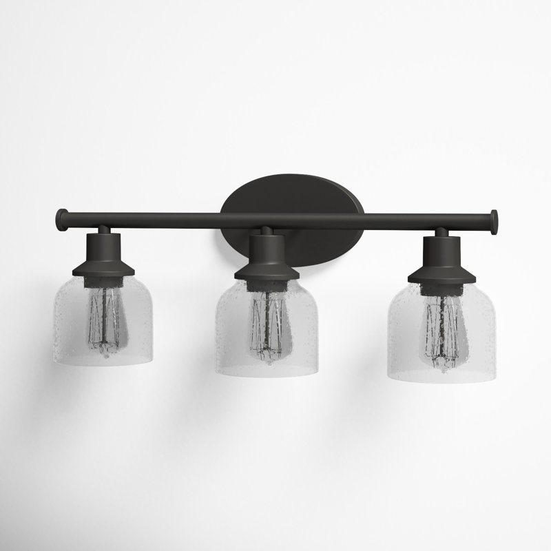 3 Light Seeded Dimmable Vanity Light