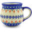 Tulips And Diamonds Stoneware Coffee Mug