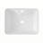 19"X15" White Ceramic Rectangular Vessel Bathroom Sink