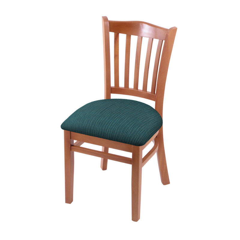 Hampton 18'' H Upholstered Beech Side Chair, Medium, Graph Tidal