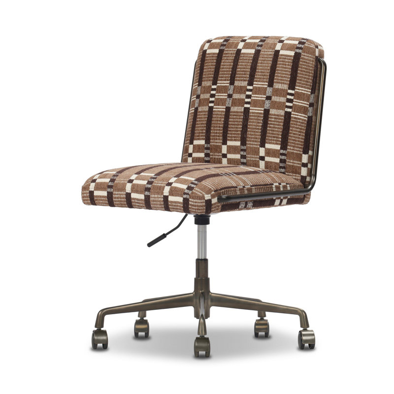 Amos Armless Desk Chair, Sandhill Cocoa