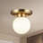 Brantry Glass Semi Flush Mount-1996645513