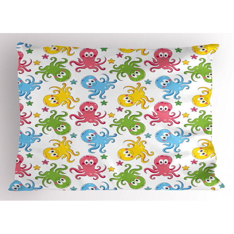 Starfish Polyester Sham Set, Twin