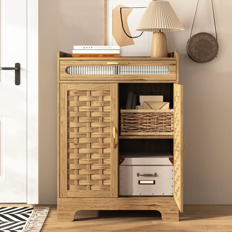 Armoire de rangement avec tiroir et tablette réglable pour la cuisine, la salle à manger et la salle de bain