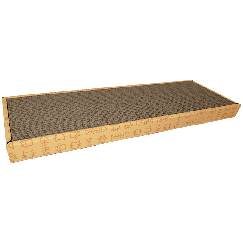 Scratching Post, 1.18" H x 15.75" W x 5.9" D, Brown
