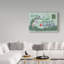 Dartis «Lake Post card», art textuel sur toile tendue-25331644
