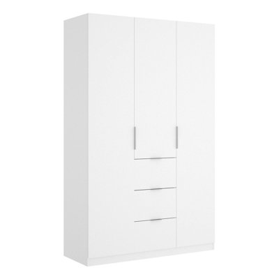 3 Door Manifactured Wood Wardrobe