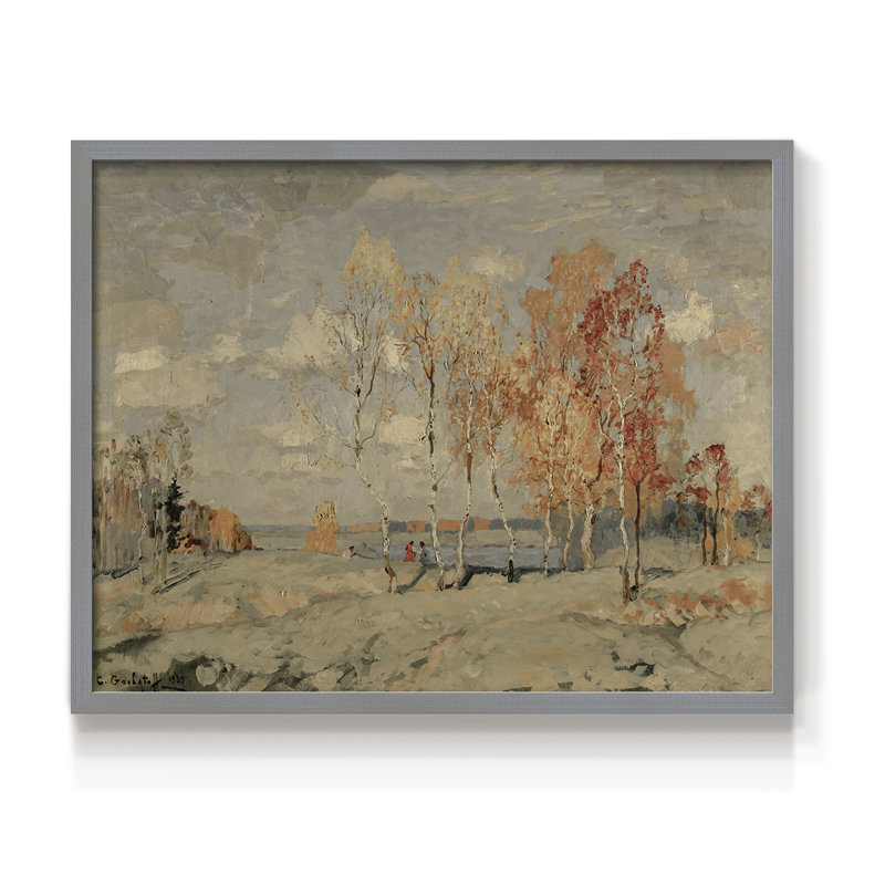 Paysages rétro-dxcv-impression encadrée - reconstituable, H 8 po x l 10 po