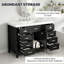 Meuble-lavabo 47 po sans lavabo, armoire seulement, 2 portes et 8 tiroirs, système de fermeture en douceur, conception classique