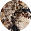 Handmade Silk and Wool Abstract Area Rug
