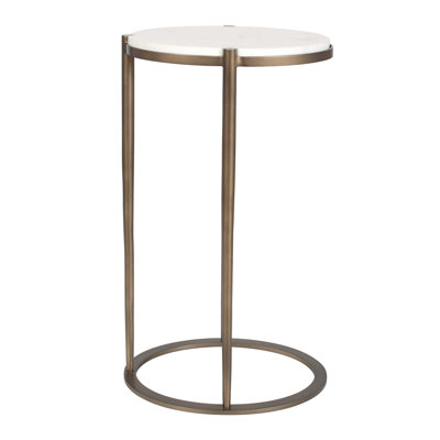 Table d'appoint ronde en marbre  Mercier