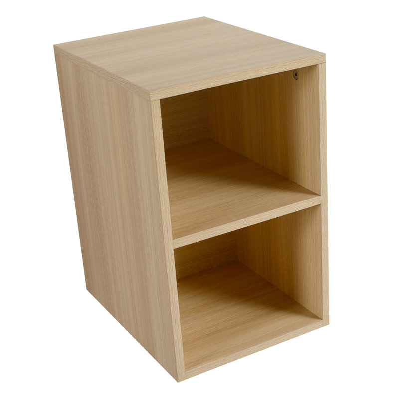 Petites tablettes de rangement murales de 12 pouces, Chêne blanc Américain