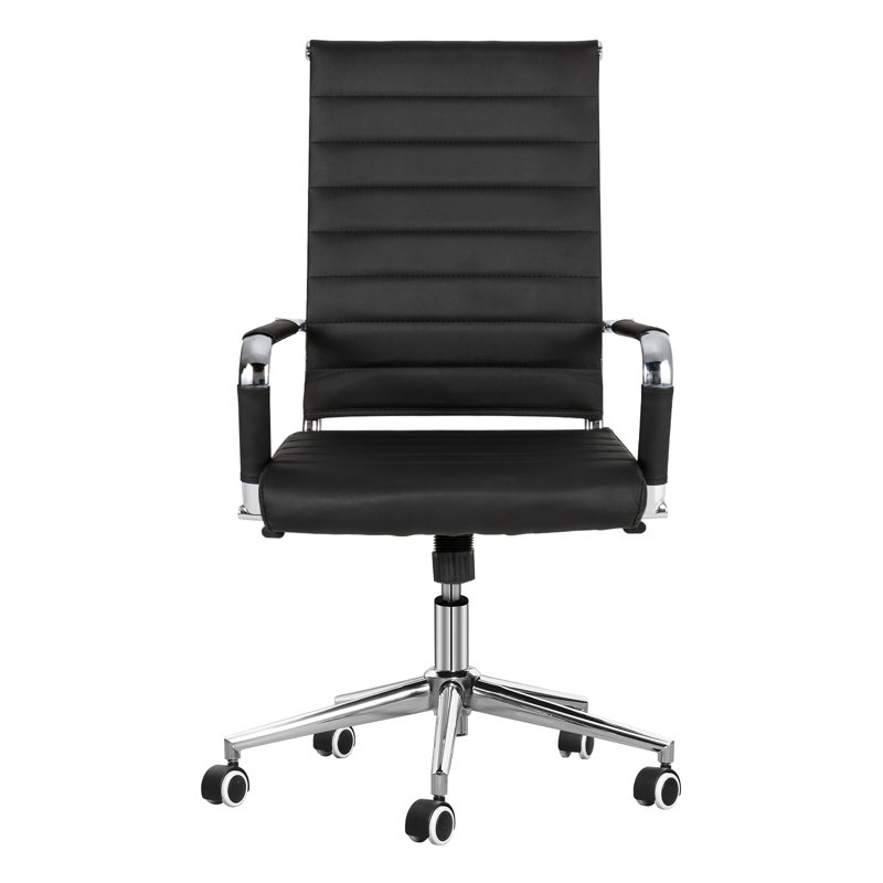 Fauteuil de bureau ergonomique pivotant Amaiia, Noir