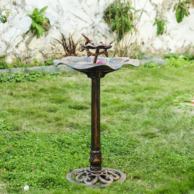 Doni Polyresin Birdbath