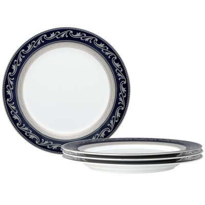 Plaques décoratives Noritake Crestwood Cobalt Platinum, 9 po