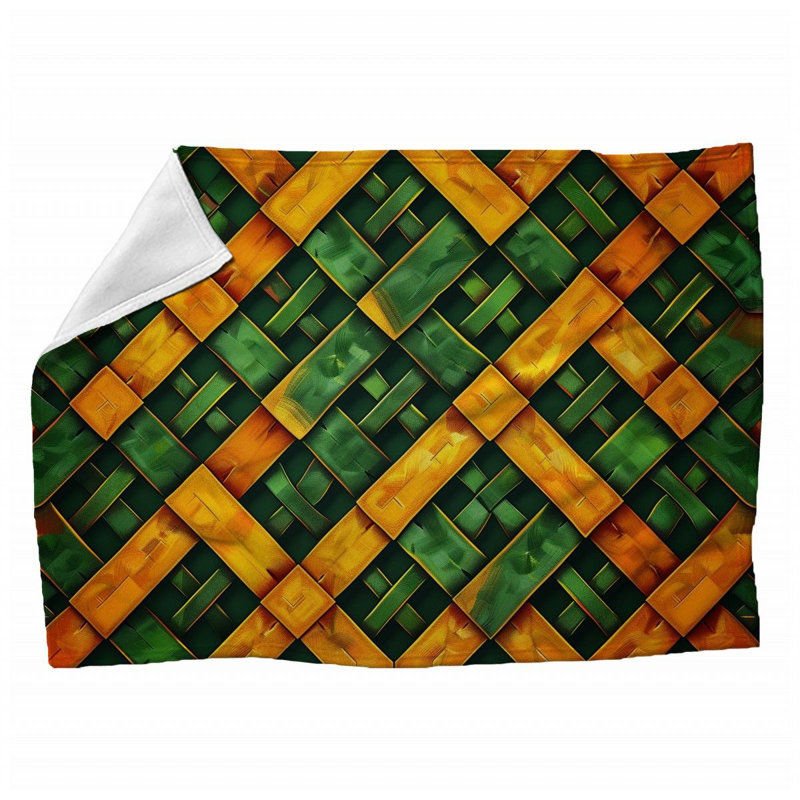 Trendy Floral Plush Throw Blanket, 50" x 60"