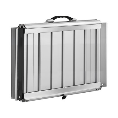 Portable Wheelchair Ramp, 2FT, Non-Slip Aluminum Folding Handicap Ramp for Wheelchair, 800 lbs Capacity, Door Threshold Ramps for Home Steps, Stairs, Entry, Threshold, Doorways, Scooter, Curbs