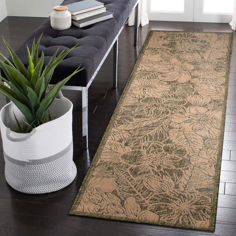 Tapis d'intérieur / extérieur Carmel, Tapis de couloir 1 pi 11 po x 7 pi 6 po