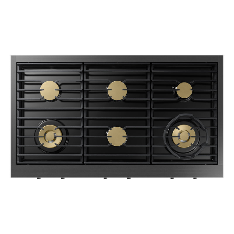 48" Pro-Range 6 Burners, Contemporary, NG/LP, Graphite Stainless