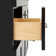 Ariel Hamlet 36 In. Right Offset Single Sink Base Cabinet