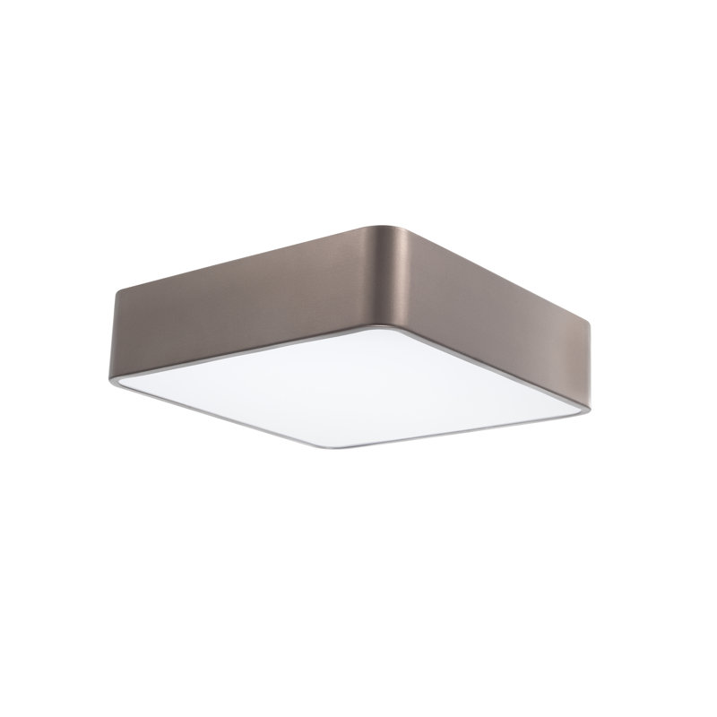 Flush Mount, 36cm, Brushed Aluminium