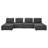 Corduroy U-Shaped Sectional Symmetrical-1016000899-1049406463