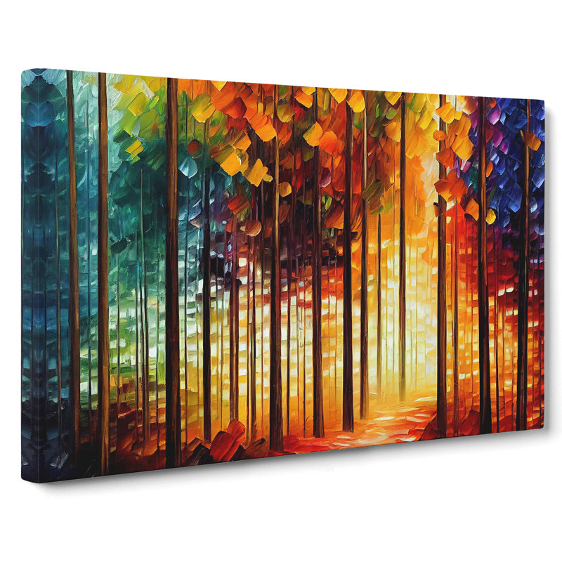 Shimmering Forest Vol.2 - Wrapped Canvas, 50cm H x 76cm W x 3cm D