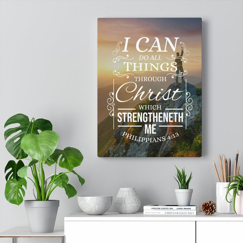 I Can Do All Things Philippians, H 24 po x l 18 po x P 1,25 po