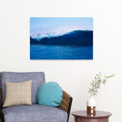 Waves In The Ocean Tahiti French Polynesia Tranquil Abstract Contemporary Nature Ocean Art